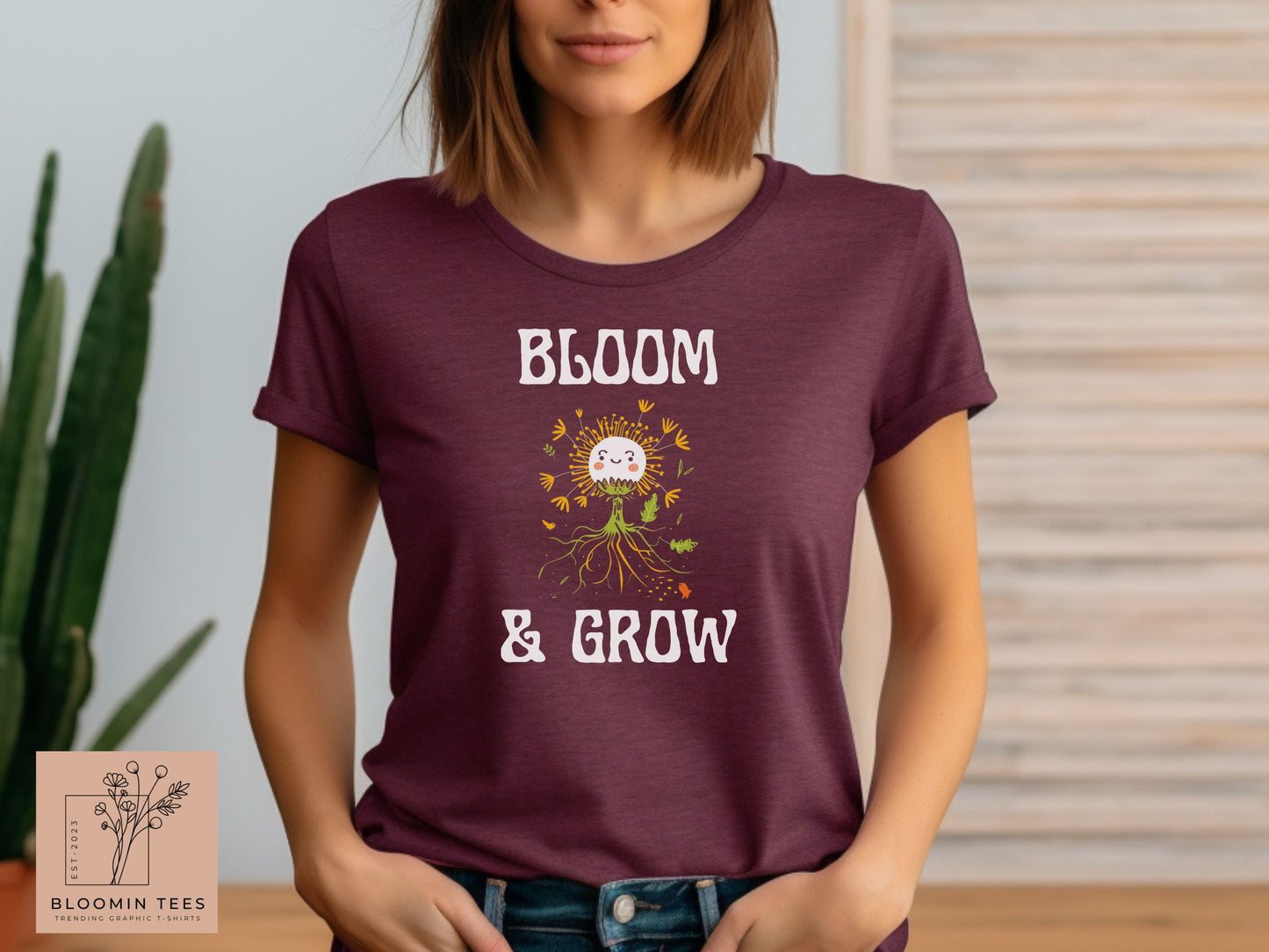 Bloom & Grow Flower T-Shirt