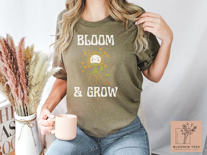 Bloom & Grow Flower T-Shirt